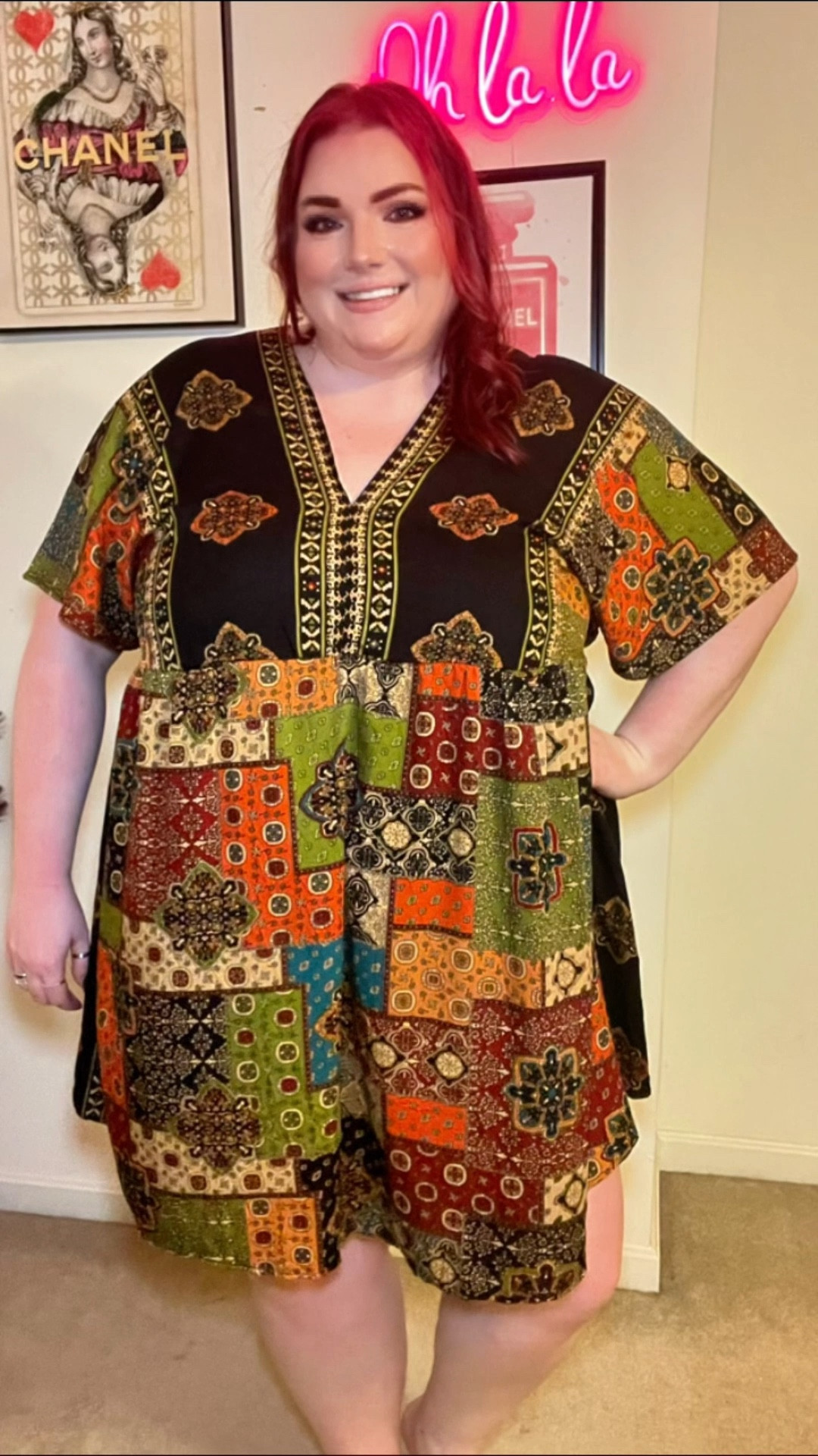 Plus Size Dress Try On from MakeMeChic on Amazon. I’m wearing a 4x and it’s a little tight in the chest, there is no stretch. This would be so pretty in the Fall!

#LTKSeasonal #LTKPlusSize #LTKSummerEdit
