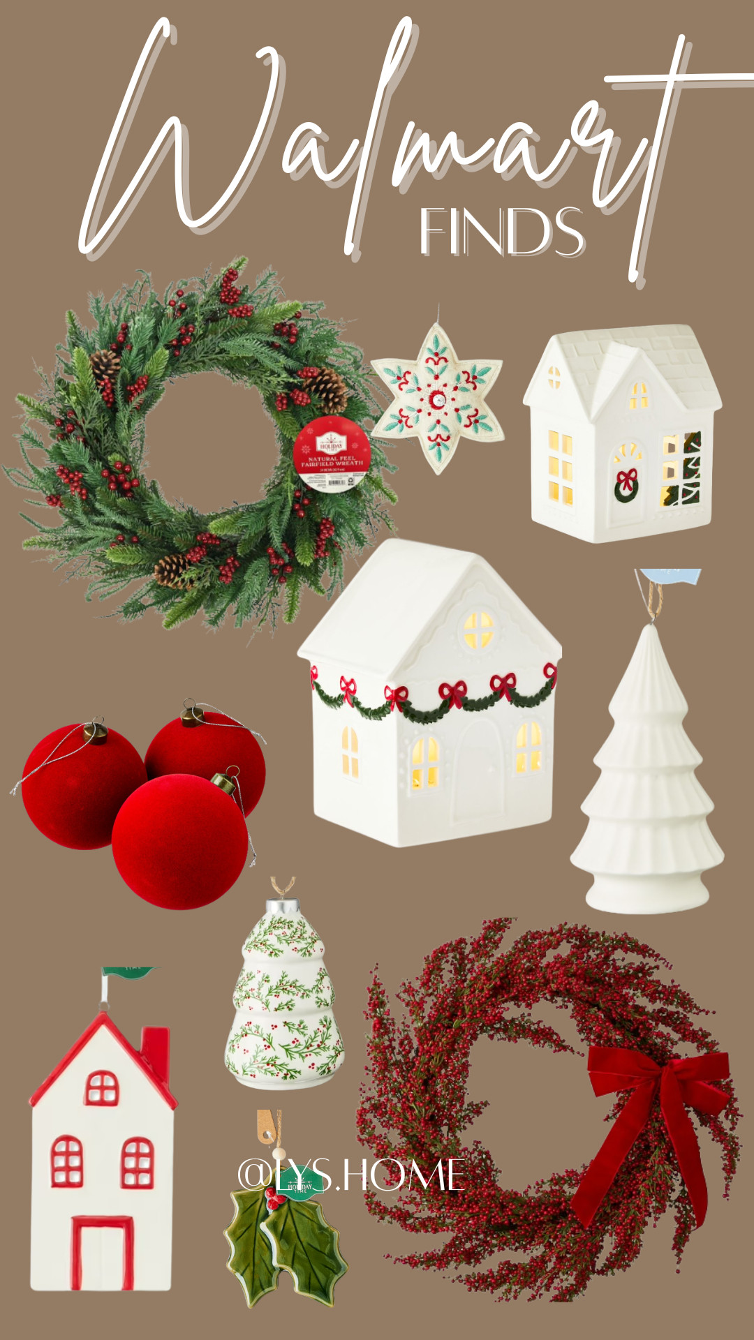 Walmart Christmas Finds 

 #LTKSeasonal #LTKHome #LTKFindsUnder50