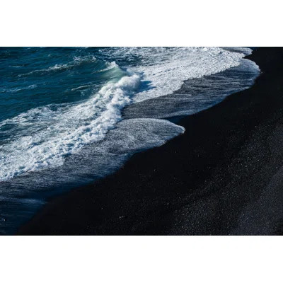 Black Sand Beach by Sasinparaksa - Wrapped Canvas Photograph | Wayfair North America