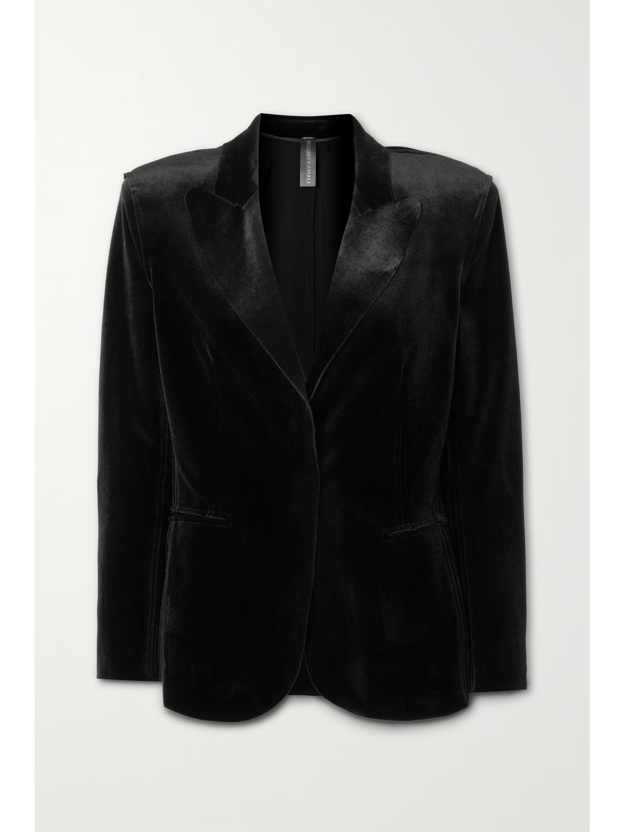 Stretch-velvet blazer | NET-A-PORTER (US)