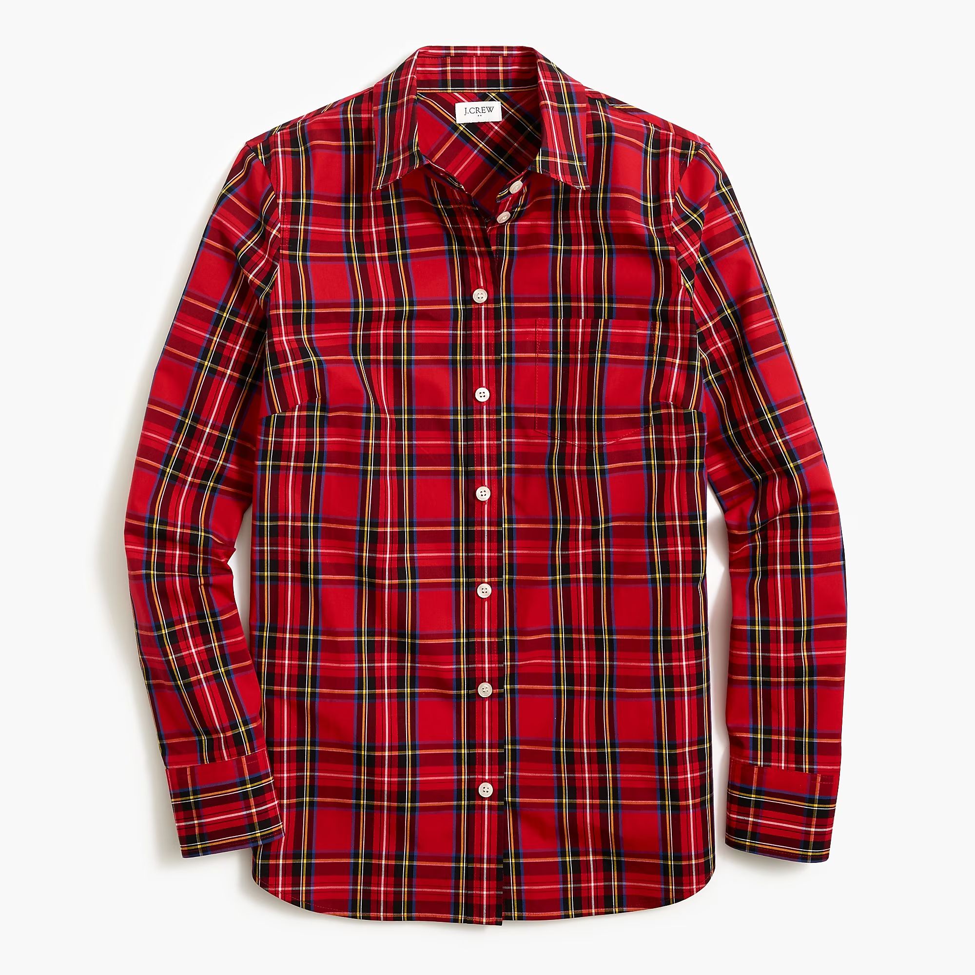 Button-up tartan shirt | J.Crew Factory