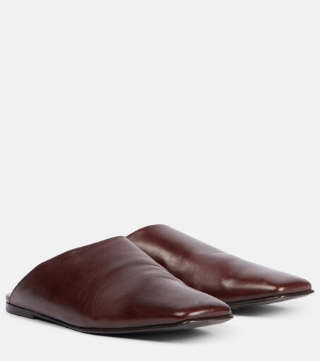 Slippers Alba aus Leder | Mytheresa (DACH)