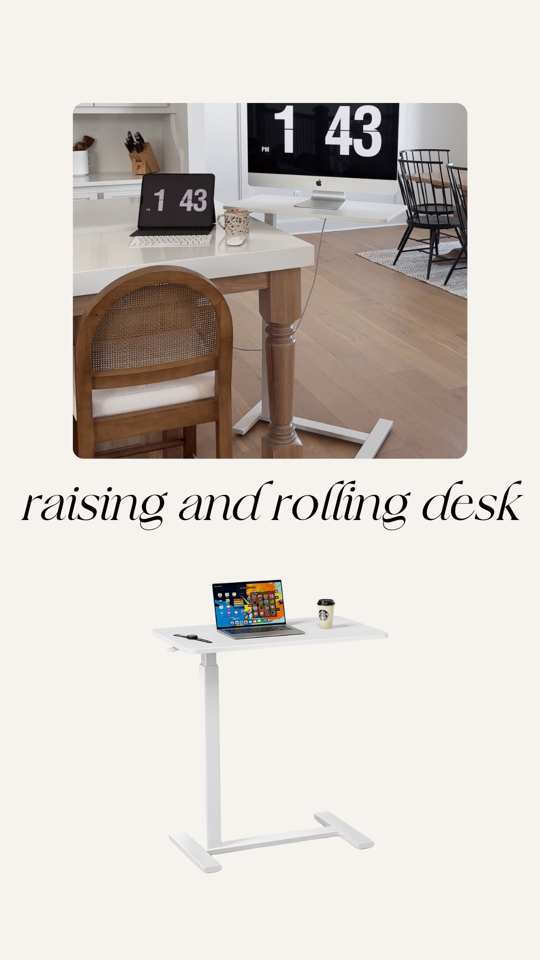 My Portable Raising Desk + Work from Home Walking Pad: The Combo I Never Knew I Needed
Three years ago, I made a small purchase that ended up having a huge impact on my work-from-home life: a compact walking pad that fits perfectly under my desk (or my rolling desk when I’m feeling mobile). I used to sit at my desk for hours on end, barely getting any steps in—and let’s be real, no amount of stretching in between Zoom calls was really helping.
Fast forward to now, and I can’t imagine my day without walking while I work. The walking pad has completely changed how I feel during and after the workday—more energized, more focused, and definitely a little prouder of myself for sneaking in some movement while knocking things off my to-do list.
Why I Love My Walking Pad
* Easy to store: It stands up vertically, so I just tuck it away in my office closet when I’m not using it. 
* Super portable: Thanks to the wheels, I can easily roll it into place when it's time to move. 
* Compact: Smaller than a typical treadmill, so it’s perfect for smaller home offices or apartments. 
* Remote-controlled: I can adjust the speed or turn it off/on without breaking my stride (literally). 
Enter: The Rolling Desk
The other star of the show is my portable rolling desk. I honestly didn’t expect to love this thing as much as I do, but it’s turned into my go-to spot for not just work, but also hobbies, journaling, and, yes, even eating in front of the TV sometimes (no shame).
What Sold Me on This Desk
* Hidden rollers: It glides easily across the floor without looking like a hospital cart. 
* Short base: Fits under furniture and pairs perfectly with the walking pad. 
* Spacious work surface: Plenty of room for my laptop, coffee, notebooks—whatever the day calls for. 
This combo has truly made working from home feel less sedentary and more intentional. If you’ve been thinking about upgrading your home office setup, or just looking for ways to add more movement into your day, I can’t recommend this walking pad + rolling desk duo enough.

#LTKHome