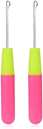 crochet braid hair - knot s - curl, crochet needle (Combo) small hook and big hook crochet needle... | Amazon (US)