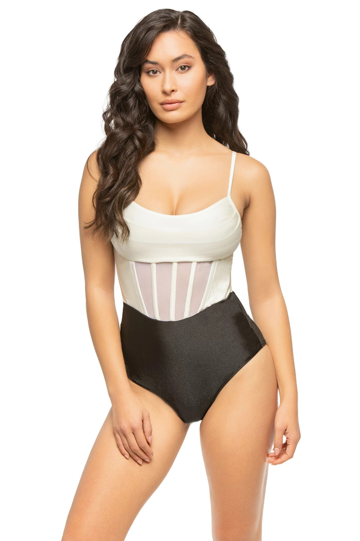 Color Block Corset One Piece Swimsuit | Everything But Water