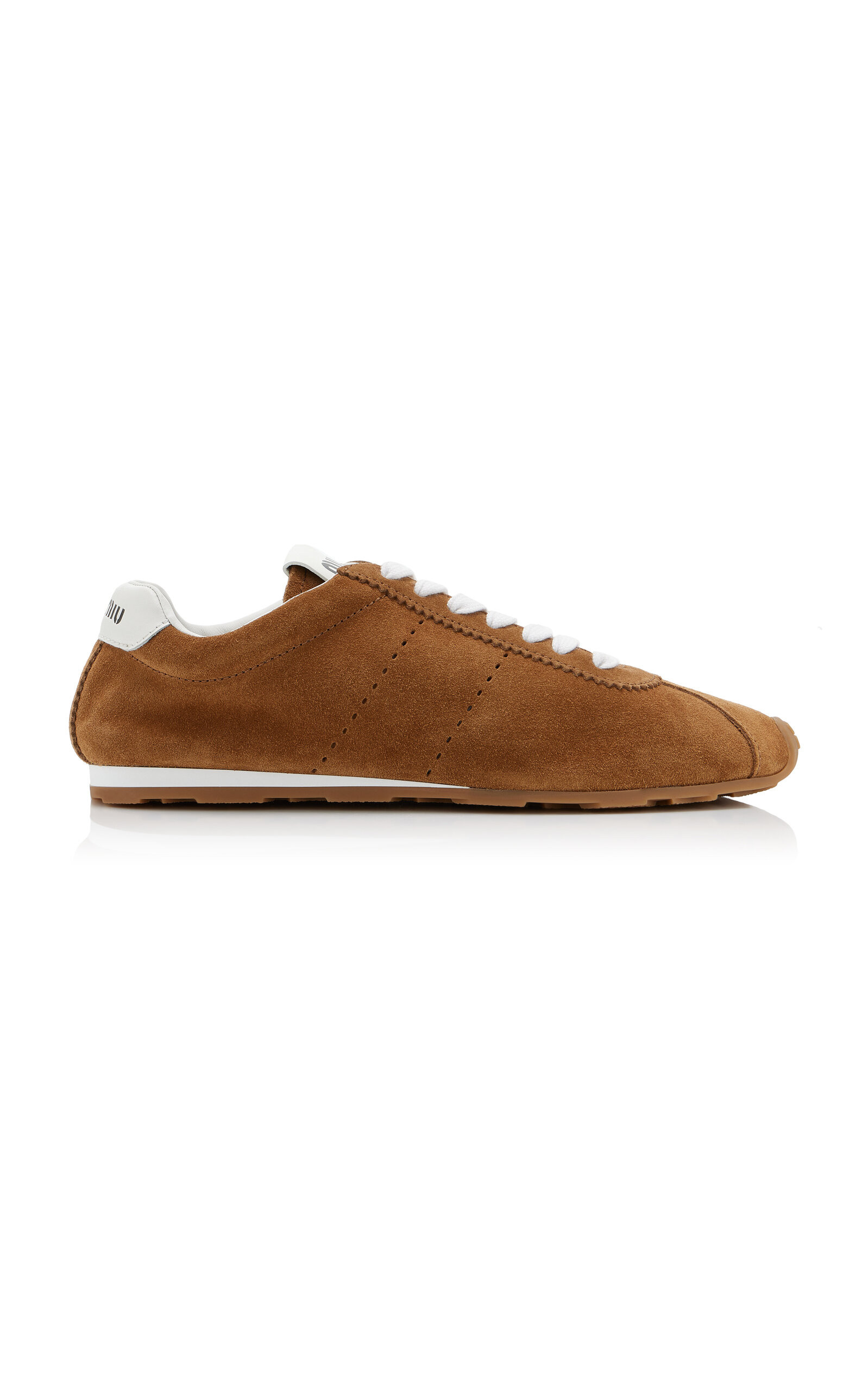 Miu Miu Plume Suede Sneakers - Moda Operandi | Moda Operandi (Global)