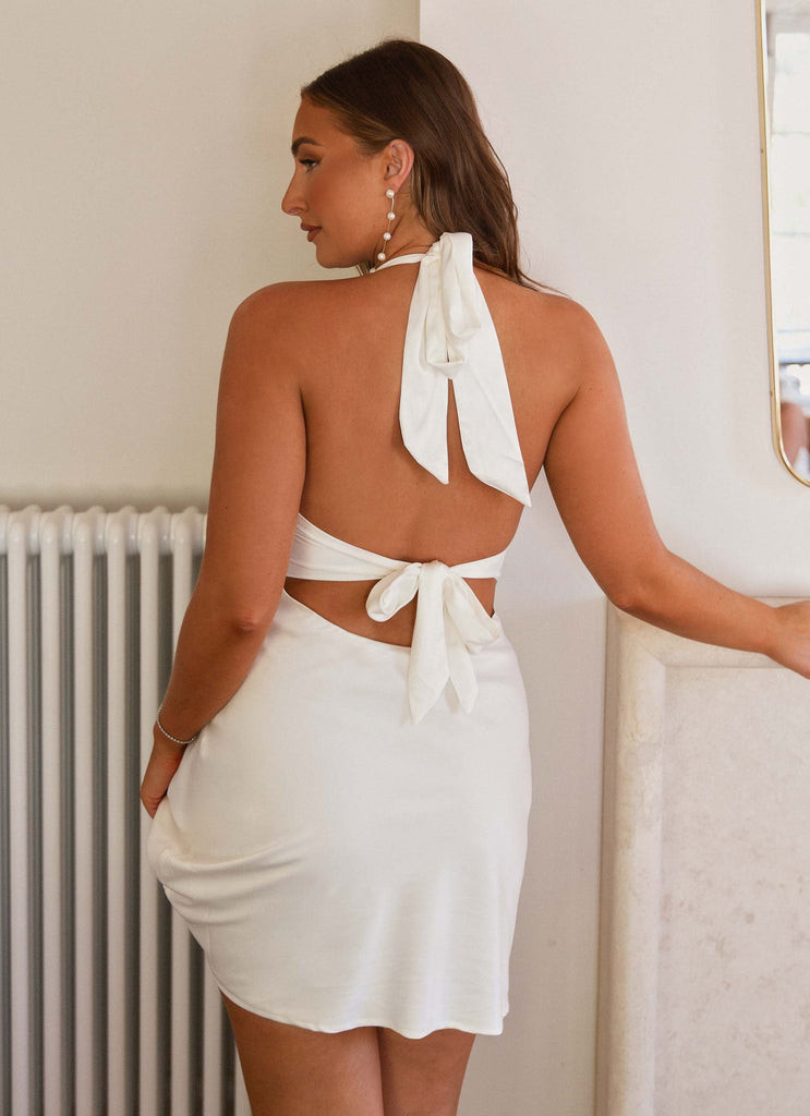 Heavy Hearted Mini Dress - Pearl | Peppermayo (Global)