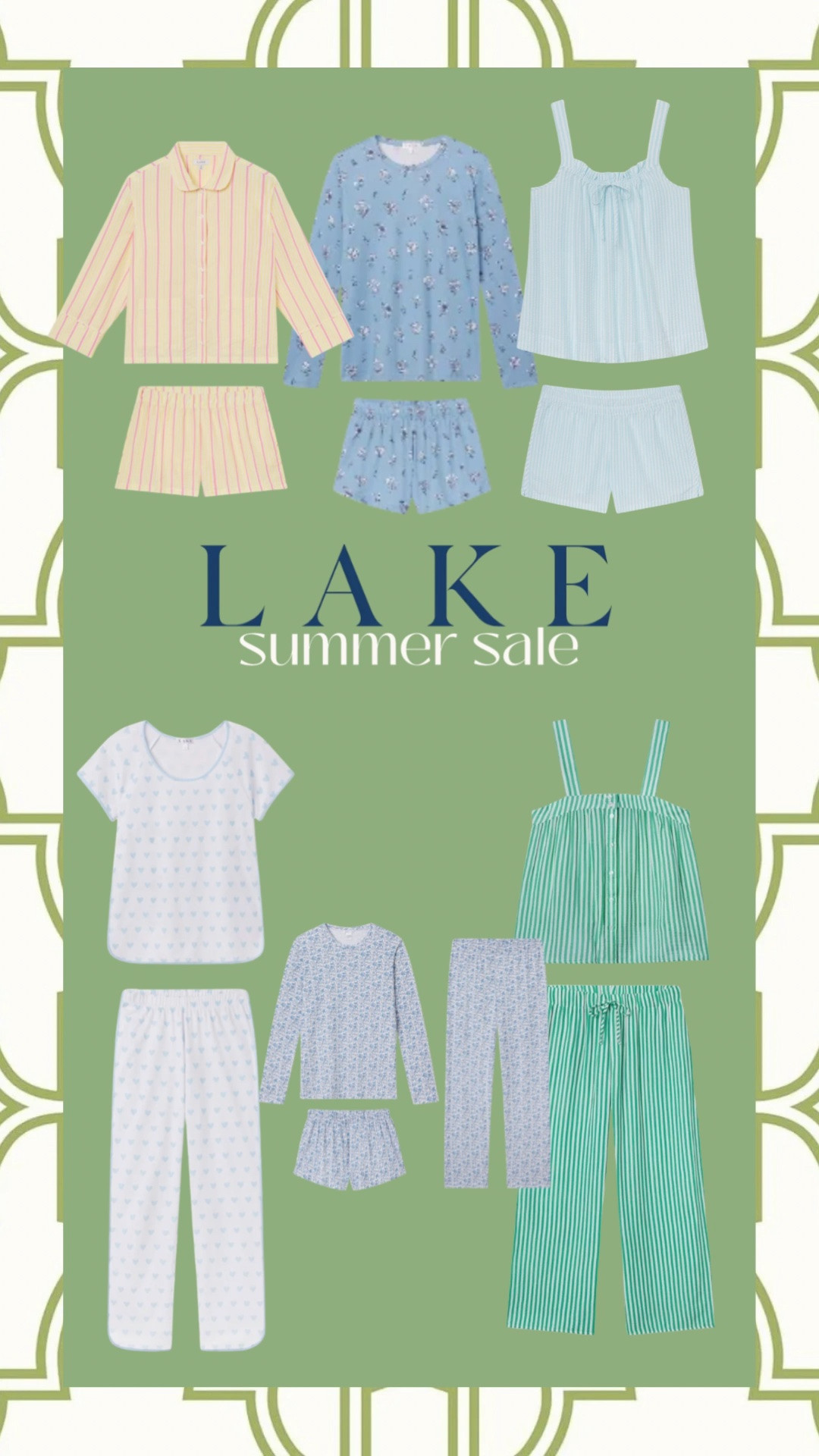 Lake Pajamas summer sale is here and the discounts are genuinely some of the best they offer all year — 40 to 50% off the softest women’s and girls pajama sets makes this the perfect time to stock up for the whole family. I grabbed a few sets for myself and my girls across the summer prints including the yellow stripe short set, blue floral long sleeve set, light blue cami short set, green stripe wide leg set, and more — and if you are the type who likes to get ahead on the holidays, there are already some holiday pajama prints available at sale pricing too. Lake Pajamas are known for being the best cotton pajamas for women and kids and getting them at half off is an opportunity worth taking advantage of before sizes sell out.

#LTKSaleAlert #LTKKids #LTKOver40