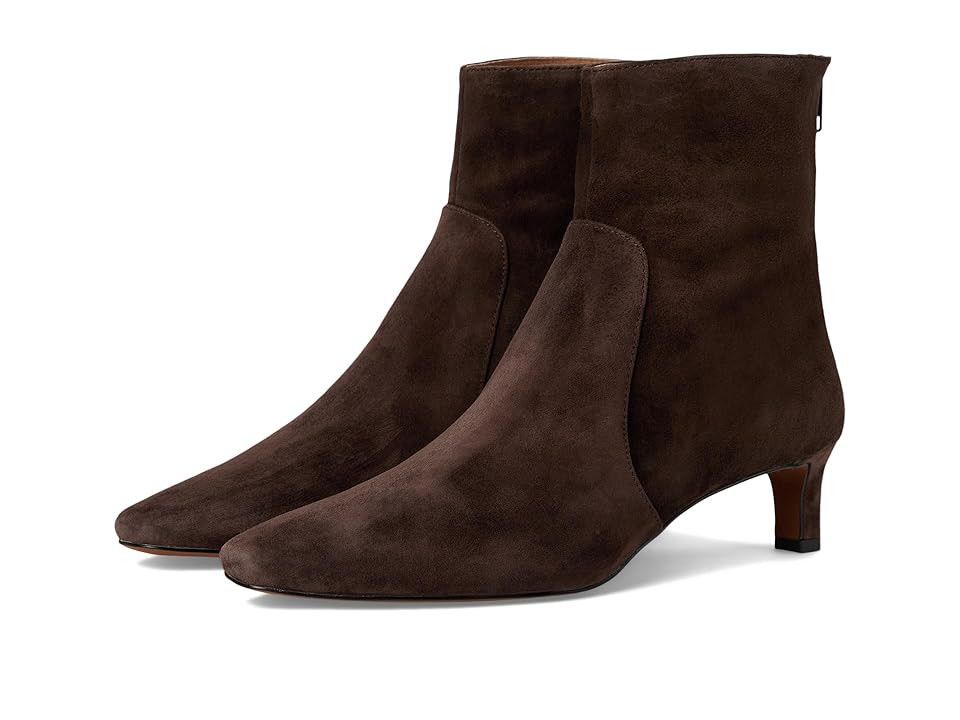 Madewell Dimes Kitten Heel Boots - Suede Women's Boots Turkish Coffee Suede : 9.5 M, Leather/Suede | Zappos