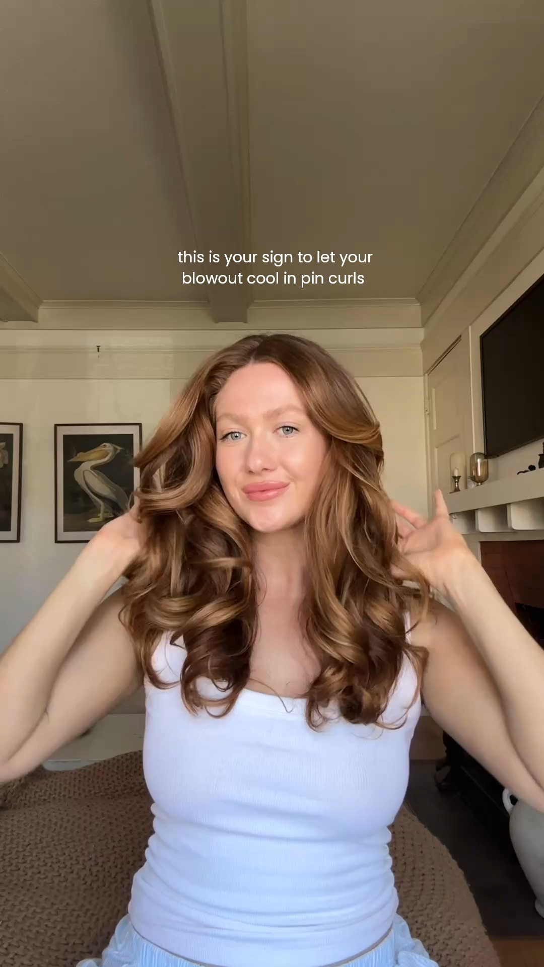 My current hair fixation!! I use clips from my Velcro roller set to clip the curls and let them cool — blowout, curl tutorial 


#LTKBeauty #LTKFindsUnder50