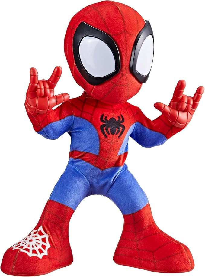 Spidey and his Amazing Friends Marvel Dance 'N Crawl Spidey, Interactive Plush Toy with 20 Phrase... | Amazon (US)