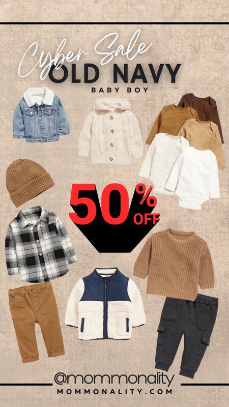 Cyber Monday sale Old Navy 60% Off Baby Boy