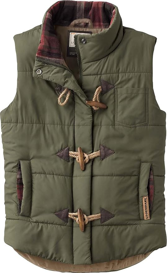 Legendary Whitetails Women's Quilted Toggle Puffer Vest | Amazon (US)