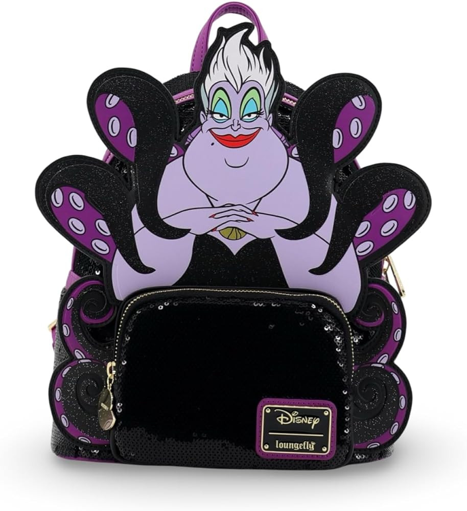 Loungefly Disney Villains Sequin Ursula Cosplay Mini Backpack Exclusive | Amazon (US)
