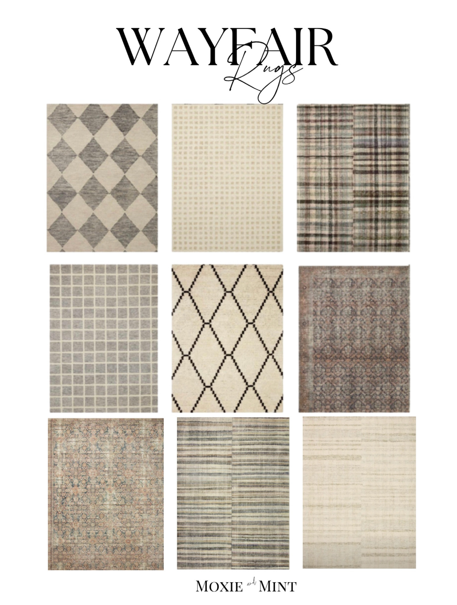 @wayfair is the One stop shop for finding the perfect rug for your space! Here are some of my favorite colors and patterns for bringing spaces together!

#wayfairpartner #wayfair

#LTKSaleAlert #LTKxWayfair #LTKHome