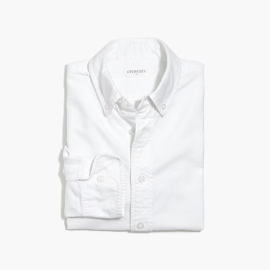 Kids' long-sleeve stretch oxford shirt | J.Crew Factory