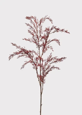 Artificial Holiday Berry Branch in Red - 38" | Afloral