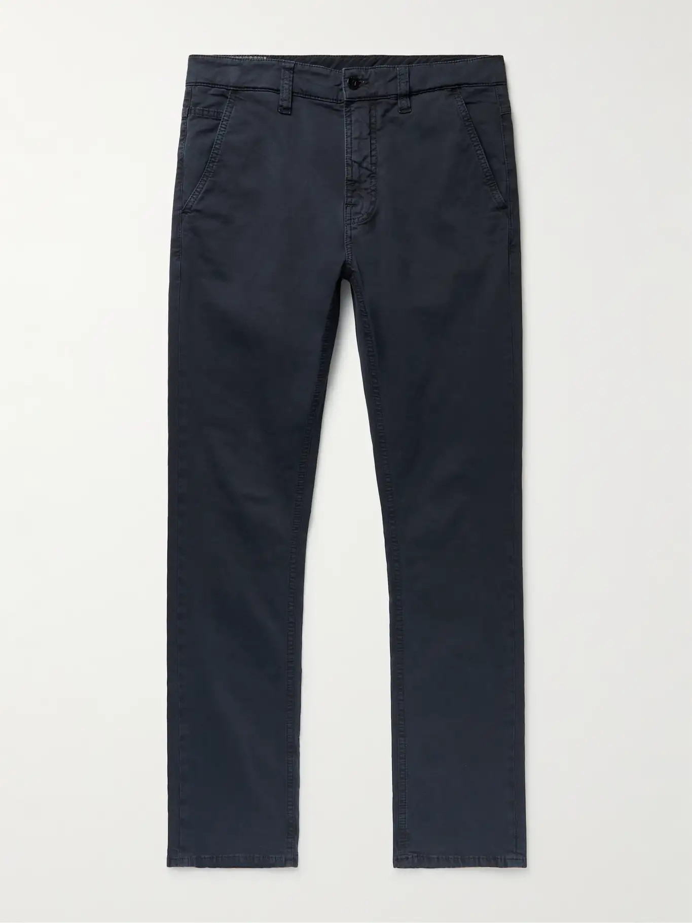 Slim Adam Garment-Dyed Stretch Organic Cotton-Twill Trousers | Mr Porter (US & CA)