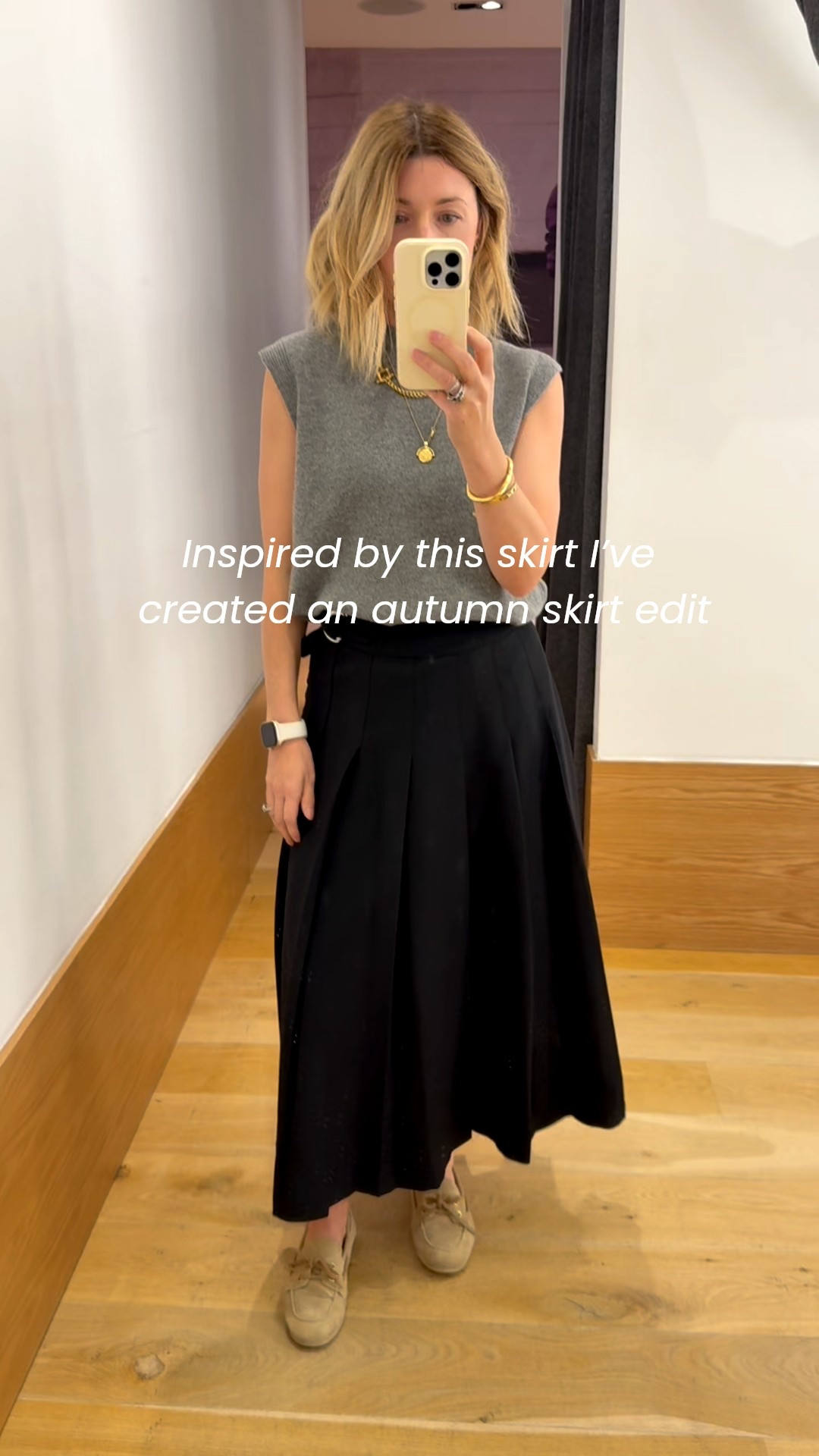 Beautiful flattering skirts for autumn. Pair with loafers, knee high boots or ballet flats

#LTKuk #LTKworkwear #LTKautumn