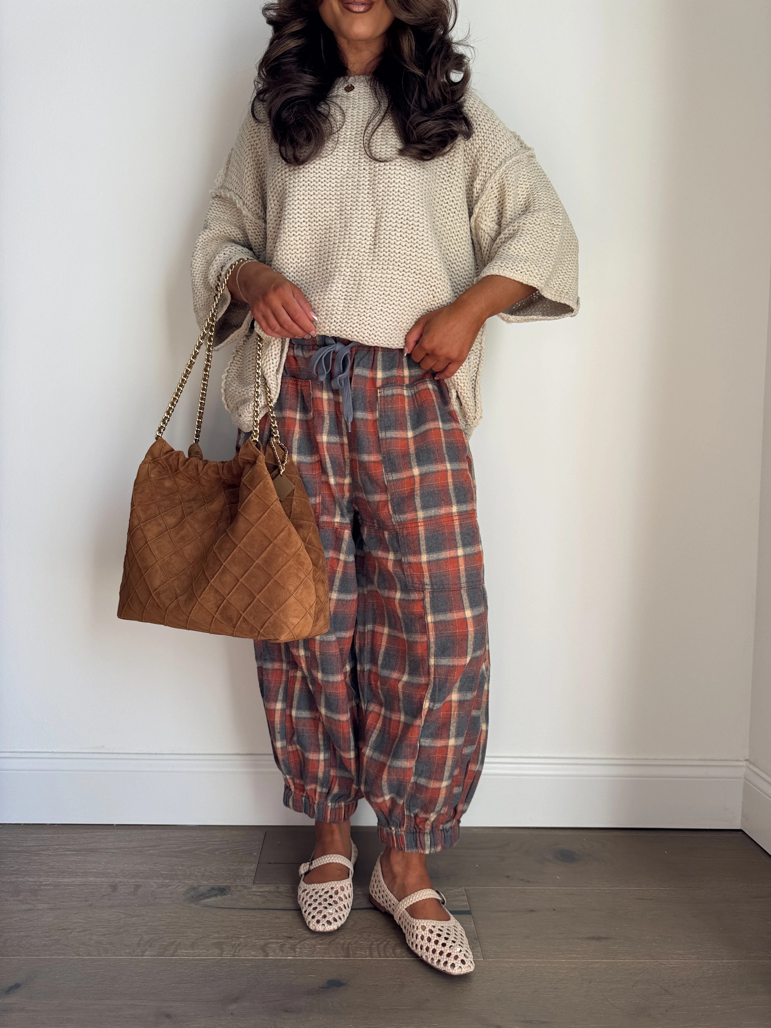 Mulberry Lane Plaid Jogger | Shop Your Darling Style