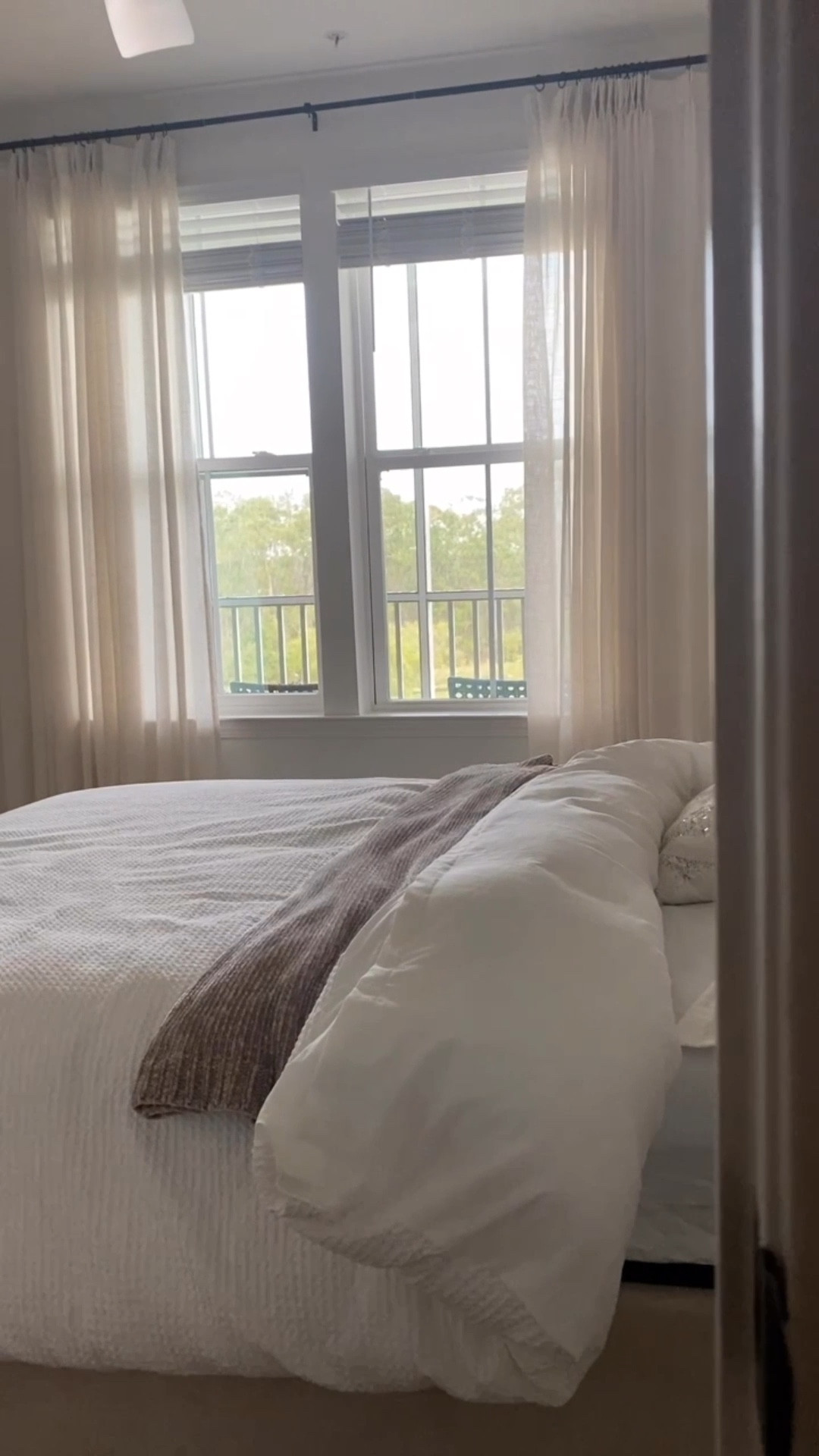 Their pinch-pleated design filters light beautifully!! 🤩 for my daughter’s bedroom. Each package include 2 panels. 4 panels, 40 by 96 inches I choosed. And I used ring hooks for an easy and smooth installation. 

#LTKSpringSale #LTKWatchNow #LTKHome