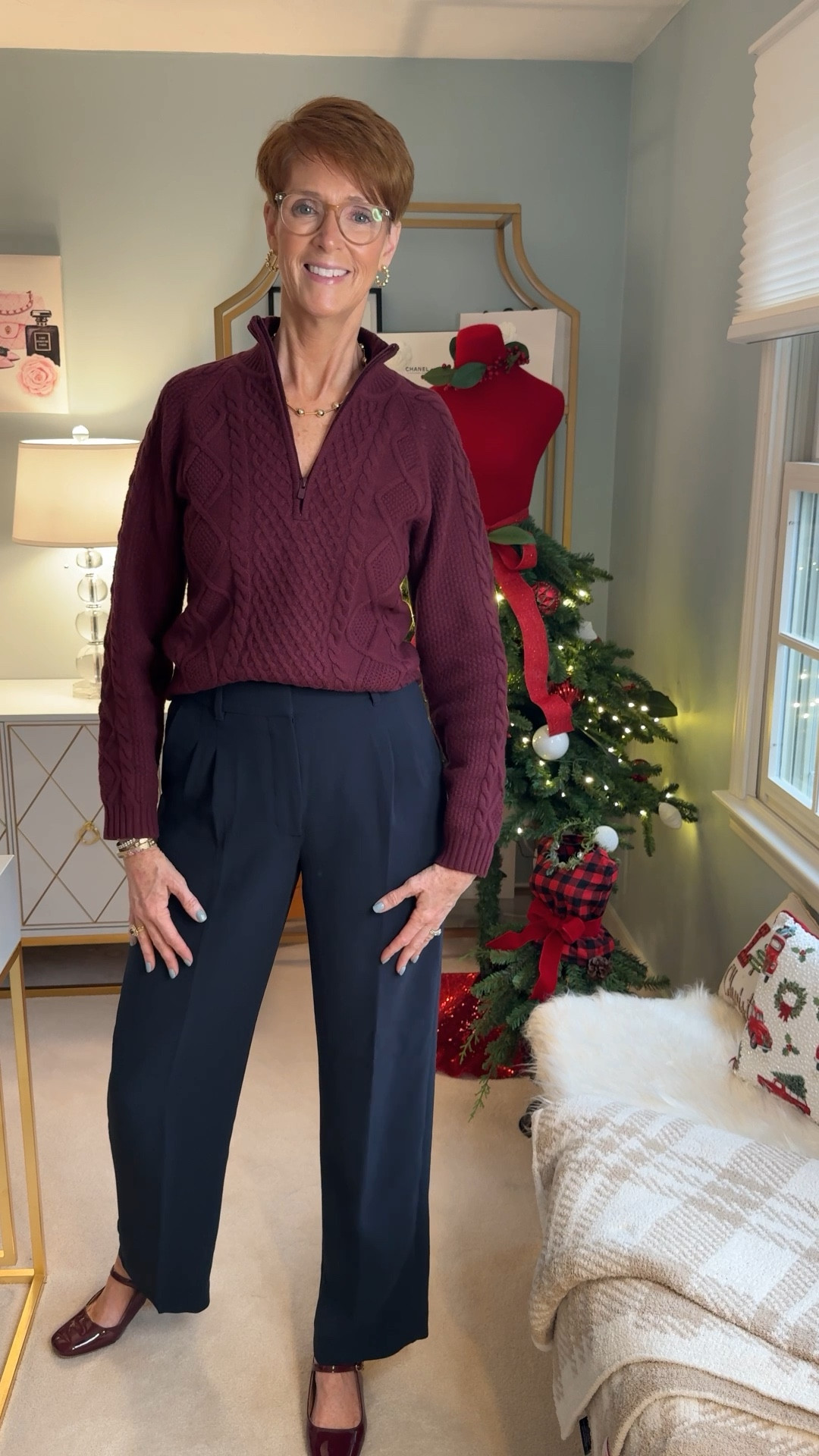 ✨ This is a sale you don’t want to miss! ✨ 

Get ready to upgrade your classic winter wardrobe with some truly timeless pieces from Aritzia’s Black Friday Sale! 🖤 From cozy knits and chic sweaters to versatile layers, I’m sharing a lineup of my favorite finds that blend warmth, comfort, and sophistication.

✨ Featured Items:
* Burgundy cable knit 1/4 zip sweater
* Navy trousers
* Burgundy wide-neck lightweight sweater
* Light blue wrap sweater
* Cream A-line skirt
* Black knit lady jacket
* Eggplant cashmere cardigan
* Burgundy crepe pleated skirt
* Mauve Super Puff vest

Whether you’re after that cozy knit, a statement layer, or a pop of color to elevate your winter wardrobe, these pieces are a perfect mix of classic and cozy.

Tap save for style inspo, Share with a friend who loves a classic deal, and head to my LTK shop for links to shop these looks at Aritzia’s Black Friday sale—happening November 26 - December 2! Don’t miss out!

#AritziaBlackFriday #TimelessWinterStyle #ClassicWardrobeEssentials #EverydayStyleOver50 #WinterWardrobeRefresh #cybersale #blackfridaysale #aritziastyle #aritziahaul #aritziaoutfits

#LTKCyberWeek #LTKHoliday #LTKStyleTip