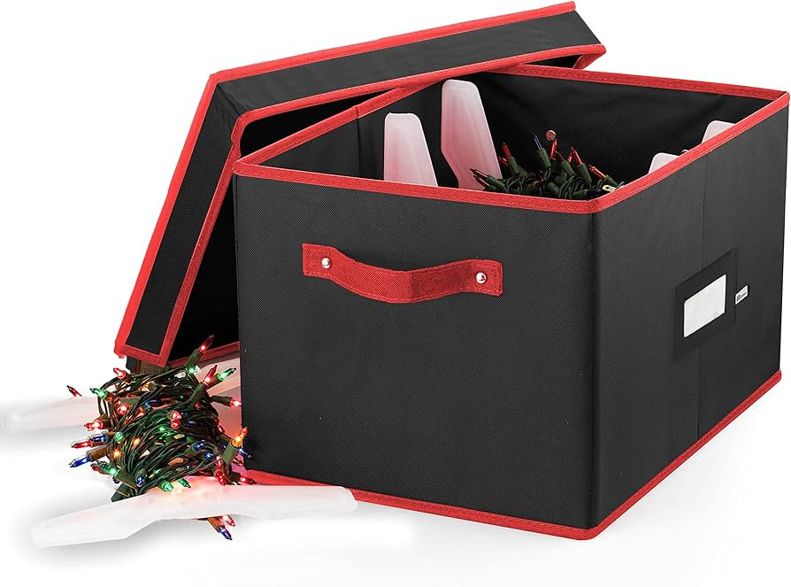 ZOBER Christmas Light Storage Reels - Christmas Light Organizer With 4 Plastic Wheels - Fits 200 ... | Amazon (US)