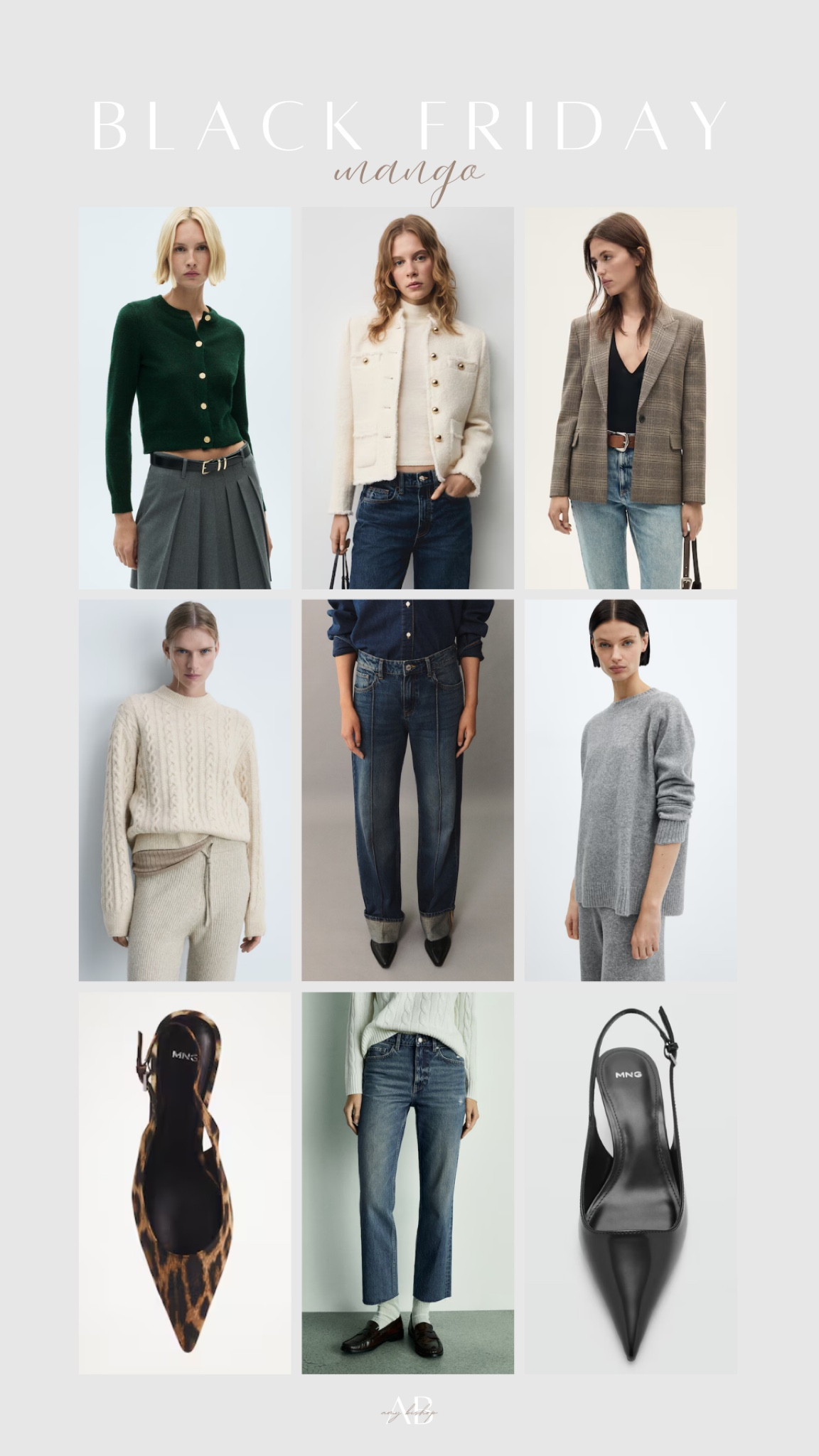 • black friday •

here are some of my favorites from the black friday mango sale.

#LTKHoliday #LTKFindsUnder50 #LTKSaleAlert