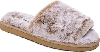 Frosted Faux Fur Slide Slipper | Nordstrom