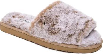 Frosted Faux Fur Slide Slipper | Nordstrom