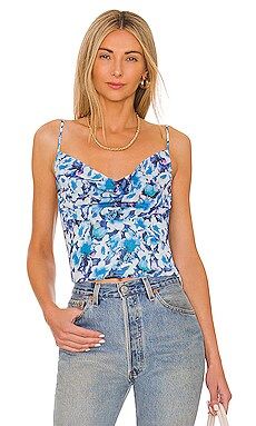 MORE TO COME Everlee Cami Top in Blue Floral from Revolve.com | Revolve Clothing (Global)