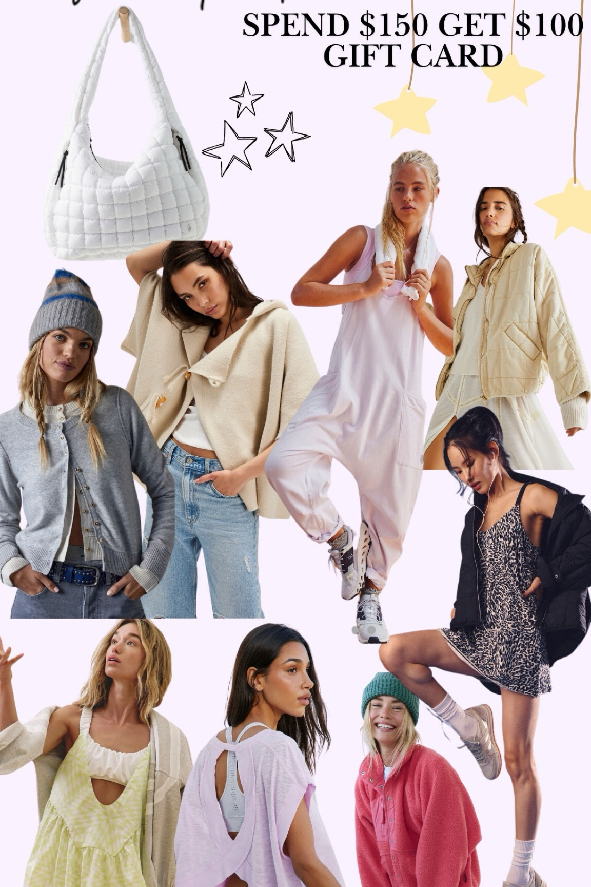 Free people is having their spend $150, get $100 promotion and these are what I’m looking at! 

#LTKFindsUnder100 #LTKHoliday #LTKGiftGuide