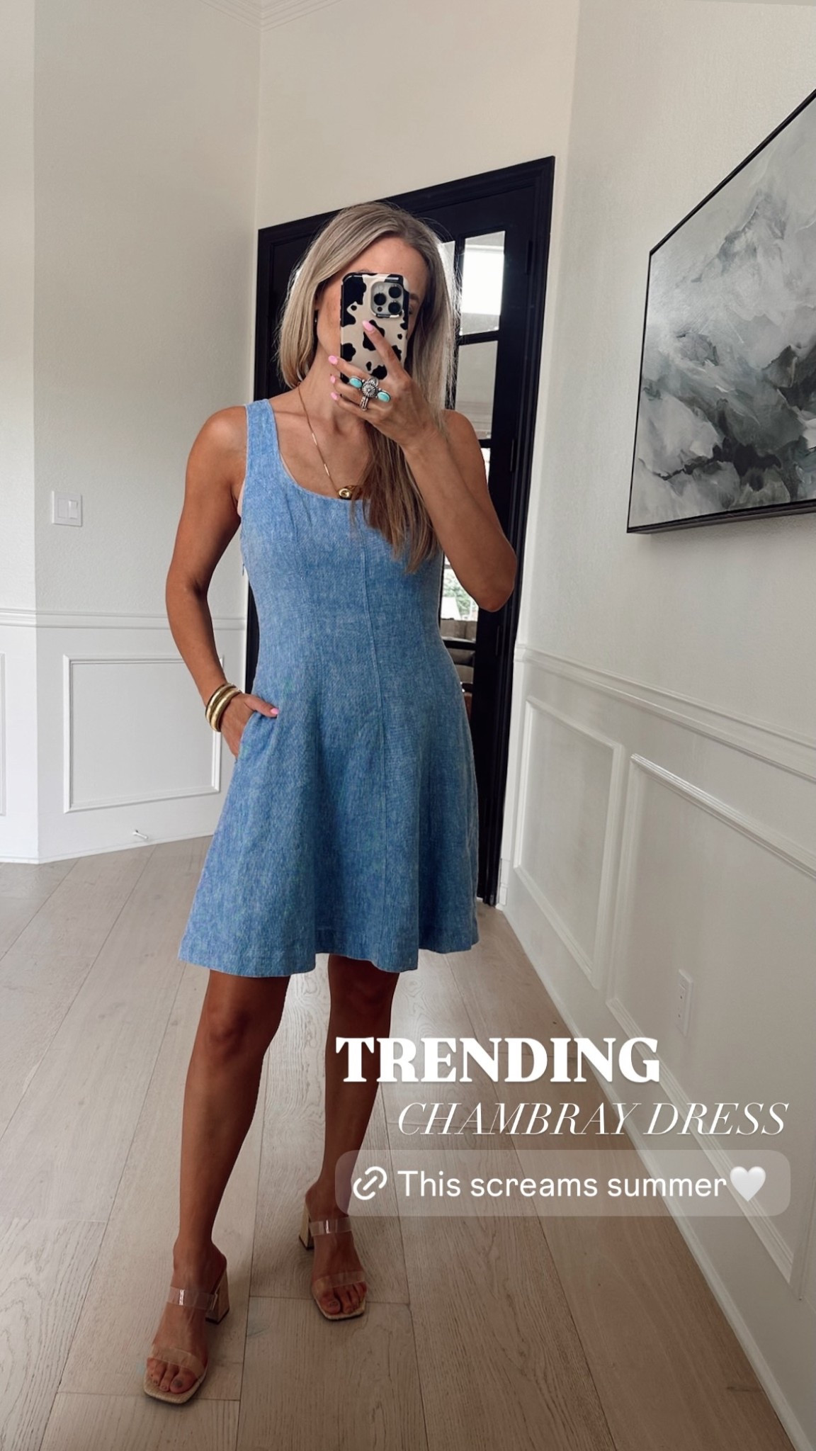 TRENDING CHAMBRAY DRESS from Target and it actually looks like Zara 🙌🏼 looks so cute as is, but adding a layer over it would also be good!

Wearing my tts (small) 

#LTKdayinmylife #LTKootd #LTKmomlife