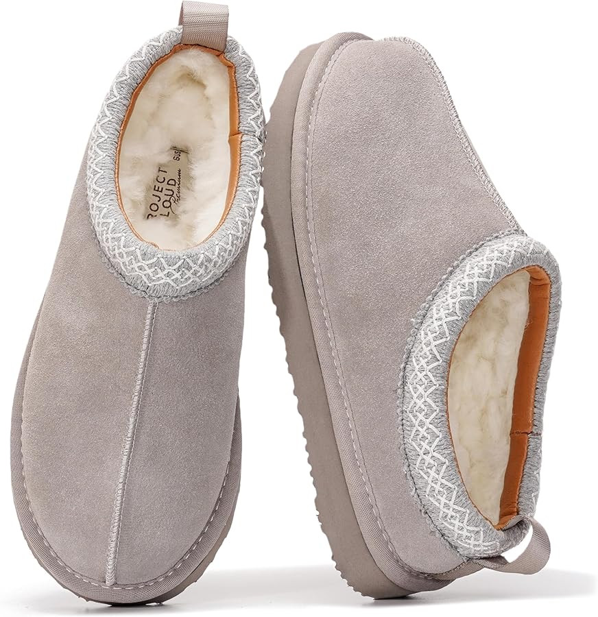 Project Cloud 100% Genuine Leather Womens Slippers with Genuine Australian Shearling Fur Lining S... | Amazon (US)