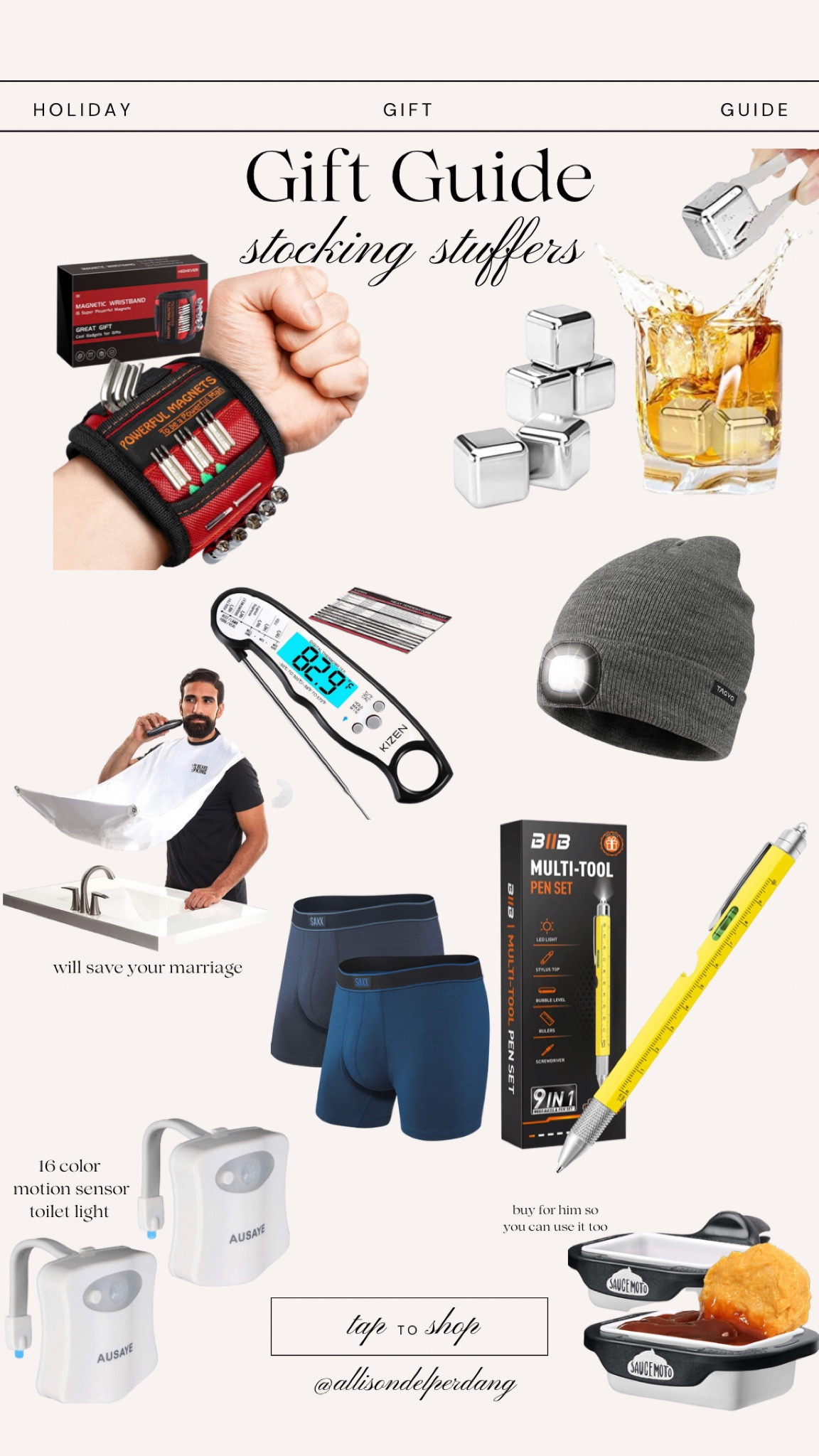 stocking stuffers for HIM! The men, boyfriend, dads in your life 

#LTKGiftGuide #LTKSeasonal #LTKHoliday