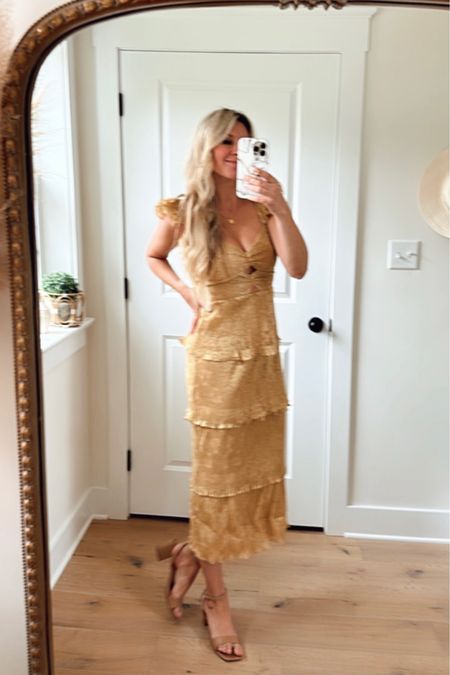 Gold Saylor dress 