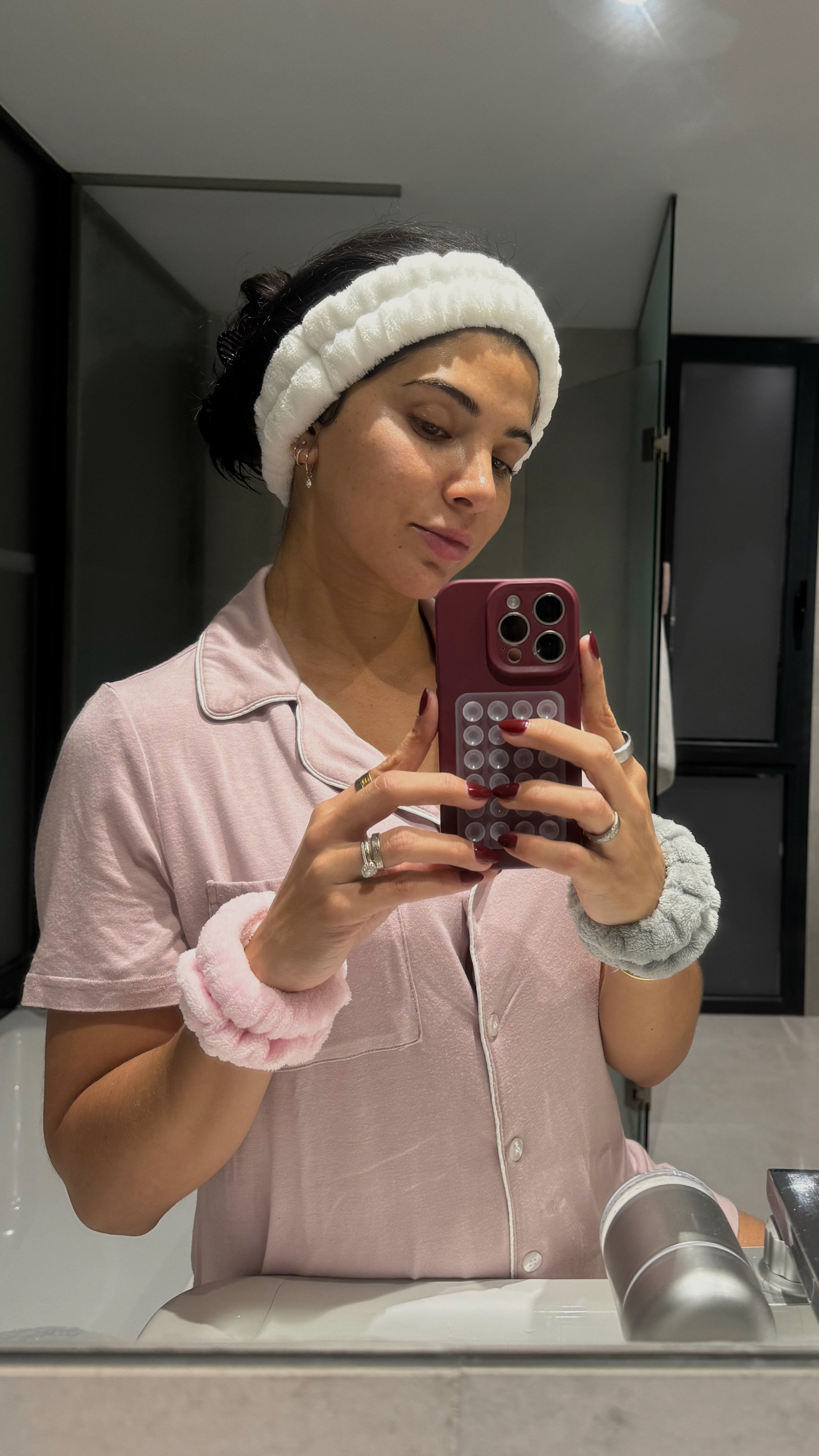 Skincare time in my cozy PJs 🛁✨ Nothing beats a relaxing night in while pampering my skin. #SkincareRoutine #CozyVibes #SelfCare #PJStyle #LTKbeauty #NighttimeGlow #ShopMyLook 

 #LTKGiftGuide #LTKFindsUnder100 #LTKBeauty