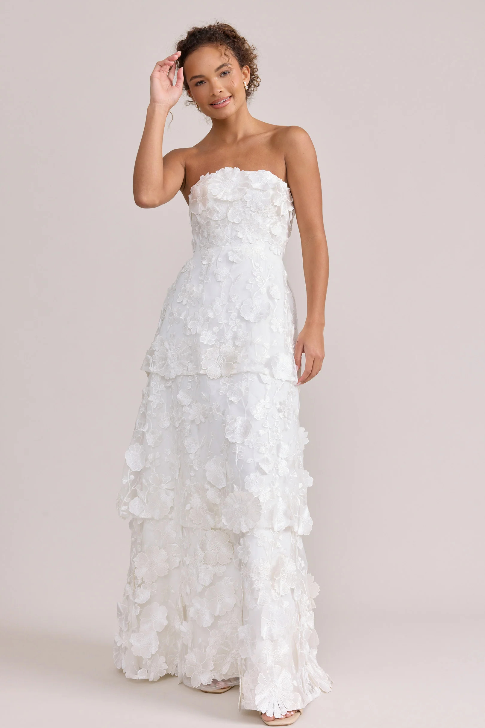 Flora Appliqué Dress | Revelry