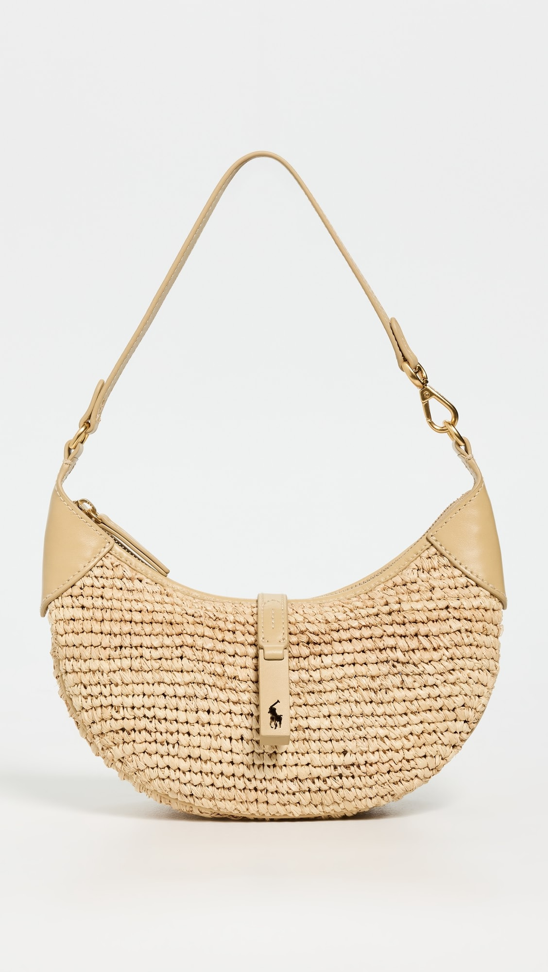 Polo I.D. Raffia Mini Shoulder Bag | Shopbop