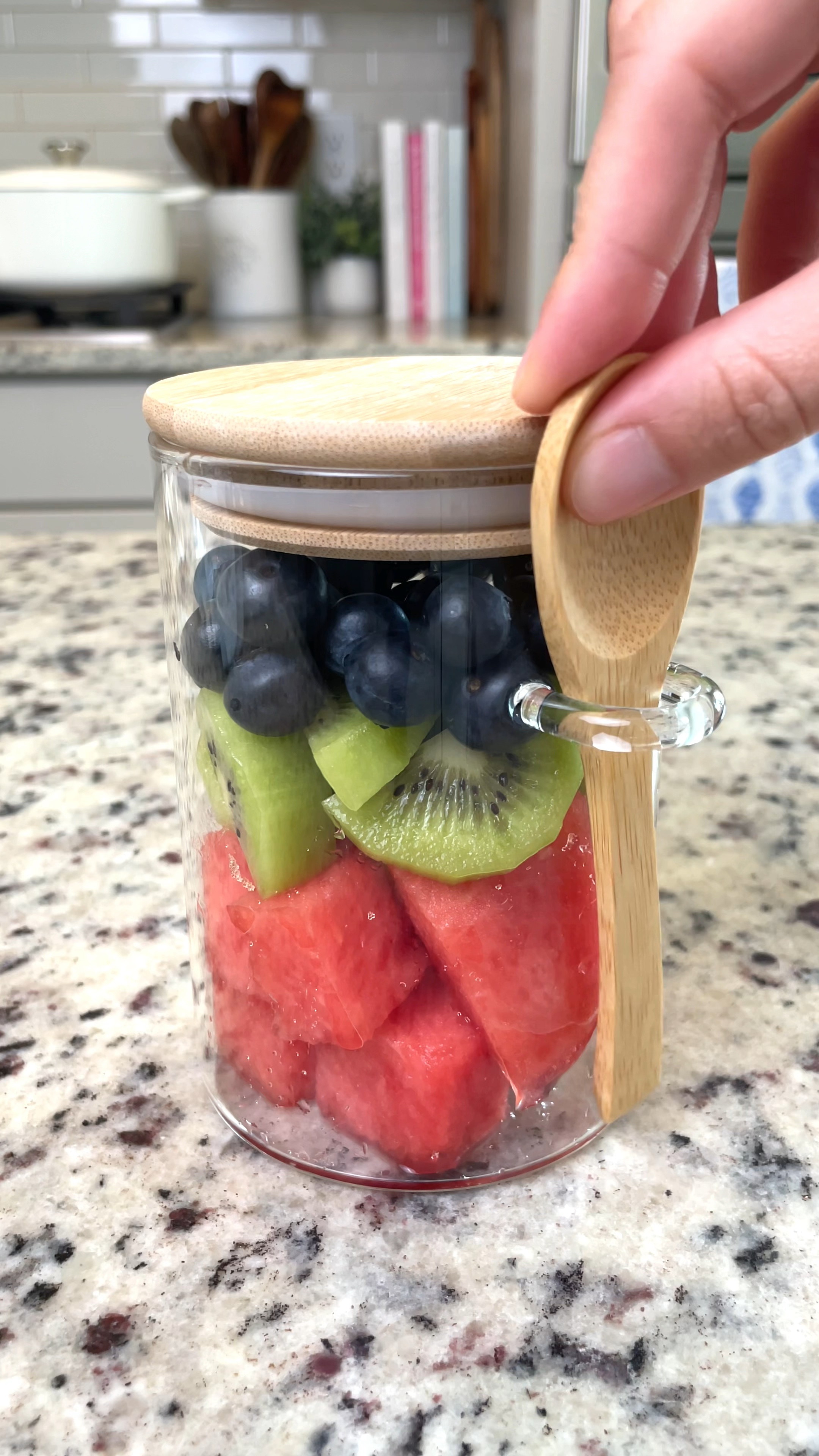 Rainbow fruit jars 🫐🥝🍉 

#LTKVideo #LTKHome #LTKFindsUnder50
