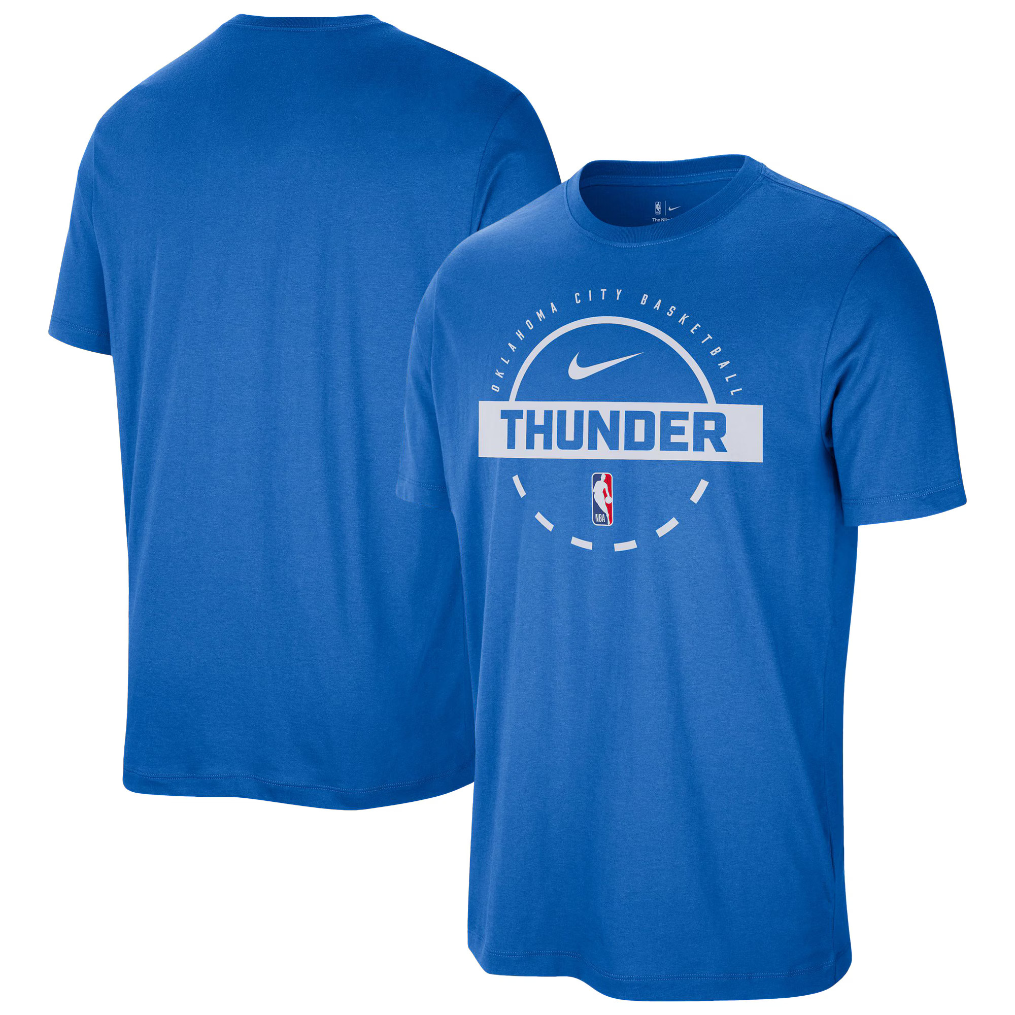 Oklahoma City Thunder Nike Authentic Practice T-Shirt - Blue | Fanatics