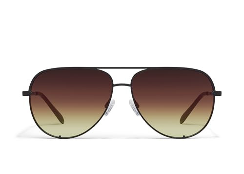 QUAY Women's High Key Extra Large, Black/Brown Yellow, One Size | Amazon (US)