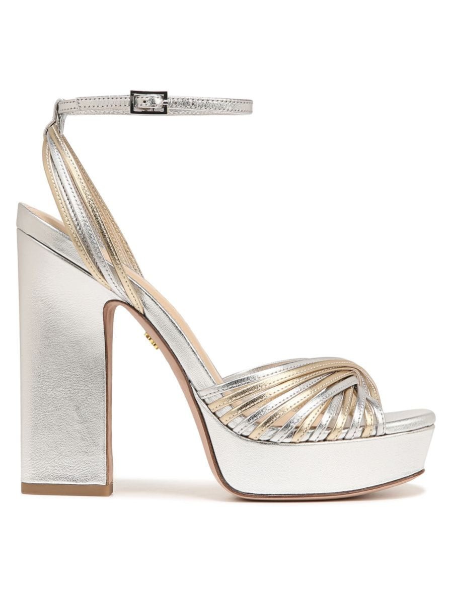 Fletcher Metallic Platform Sandals | Saks Fifth Avenue
