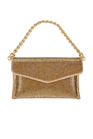 olga berg Nico Crystal Clutch in Gold from Revolve.com | Revolve Clothing (Global)