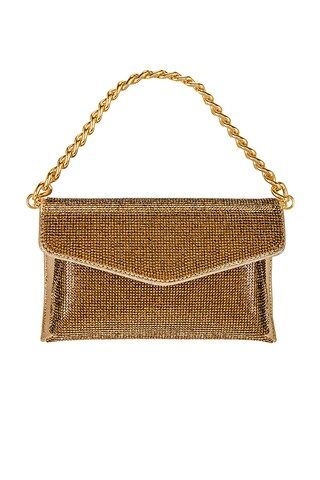 olga berg Nico Crystal Clutch in Gold from Revolve.com | Revolve Clothing (Global)