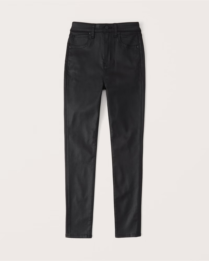 High Rise Super Skinny Ankle Jeans | Abercrombie & Fitch (US)