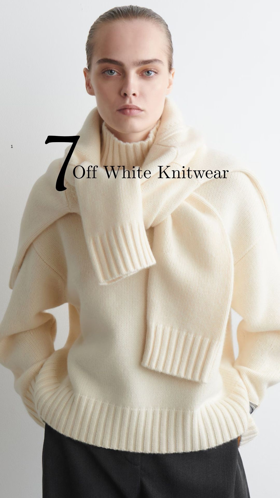 Winter Capsule - off white knitwear 

#LTKstyletip #LTKwinter