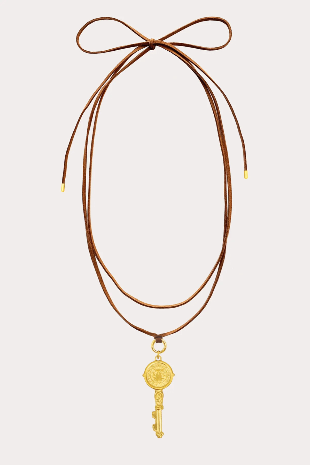 Key Corded Tie Necklace | Petit Moments