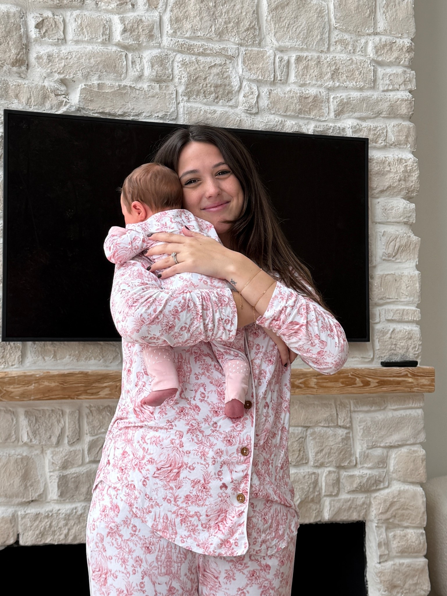 Matching pink pjs 💕 

#LTKBaby