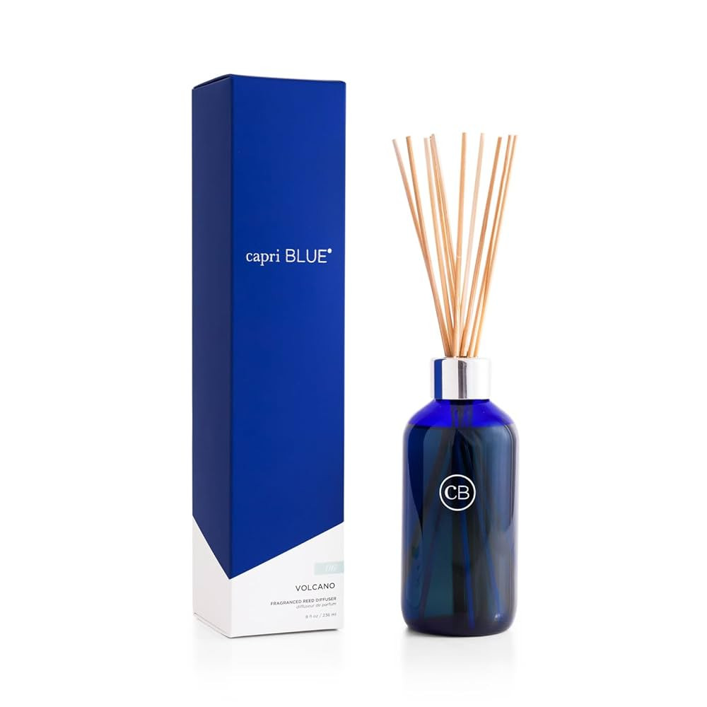 Capri Blue Volcano Reed Diffuser Set - Includes Reed Diffuser Sticks, Fragrance Oil, and Glass Bo... | Amazon (US)